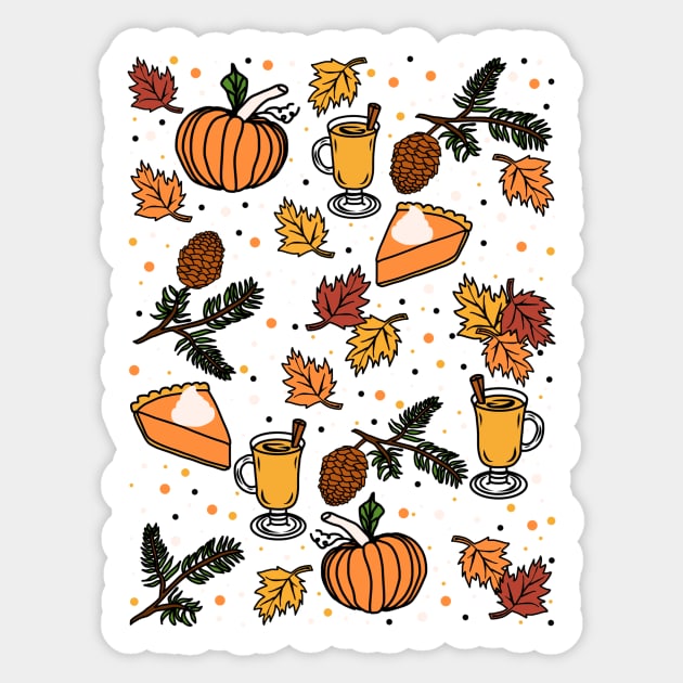 Thanksgiving Christmas Dinner Sticker by panco